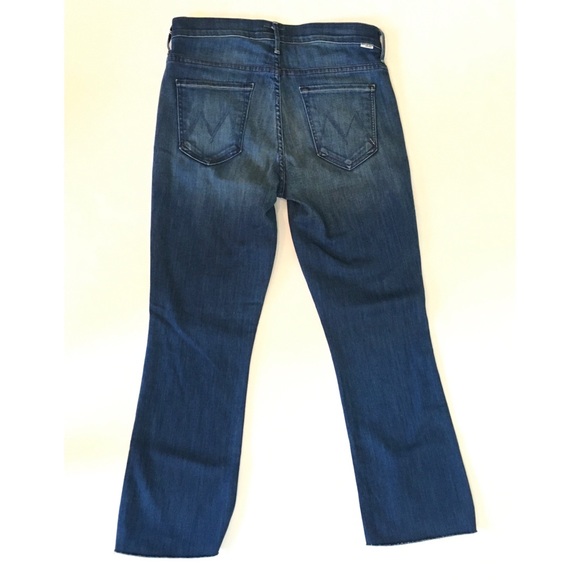 Mother Insider Crop Step Fray Hem, Second Thyme Around, Stretch Jeans - Picture 6 of 15